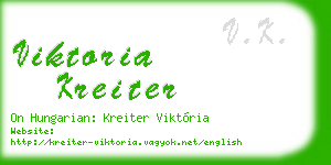 viktoria kreiter business card